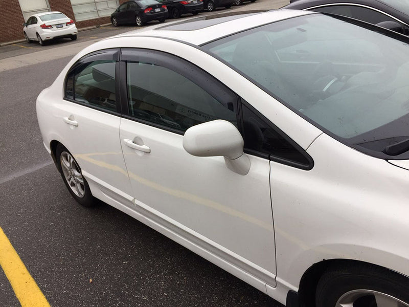 Window Visors for 2006-2011 Acura CSX / Honda Civic 4D Sedan