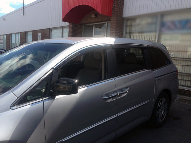 Window Visor with Chrome Trim for 2011-2017 Honda Odyssey