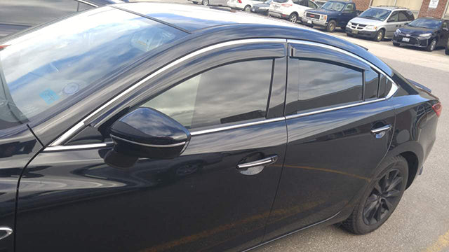 Window Visors for 2014-2017 Mazda 6, 4D Sedan