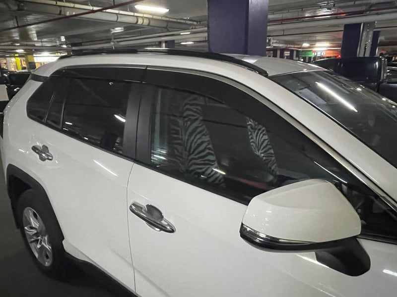 Window Visor for 2019-2025 Toyota Rav4 (Chrome 6 pcs)