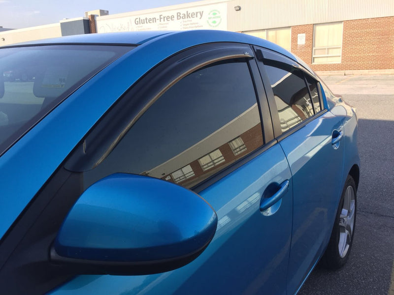 Window Visors for 2010-2013 Mazda 3 4D Sedan