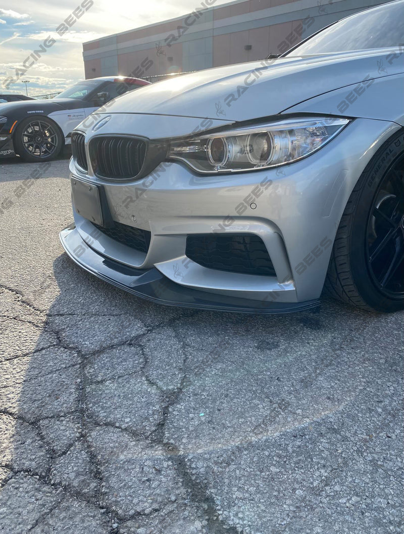 2014-2019 BMW F32/F33/F36 4 Series JS Style Front Bumper Lip (Carbon Fiber)