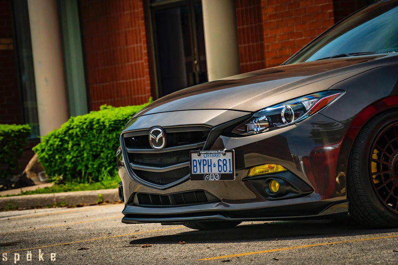 2017-2018 Mazda 3 Sedan/Hatchback MZ Style Front Bumper Lip