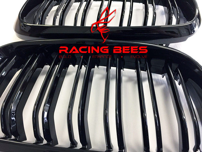 2015-2018 BMW F15 F16, X5 X6 M Style Gloss Black Kidney Grilles