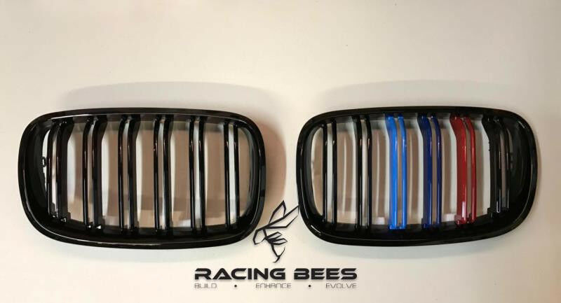 2015-2018 BMW F15 F16, X5 X6 M Style Tri-Colour Kidney Grilles