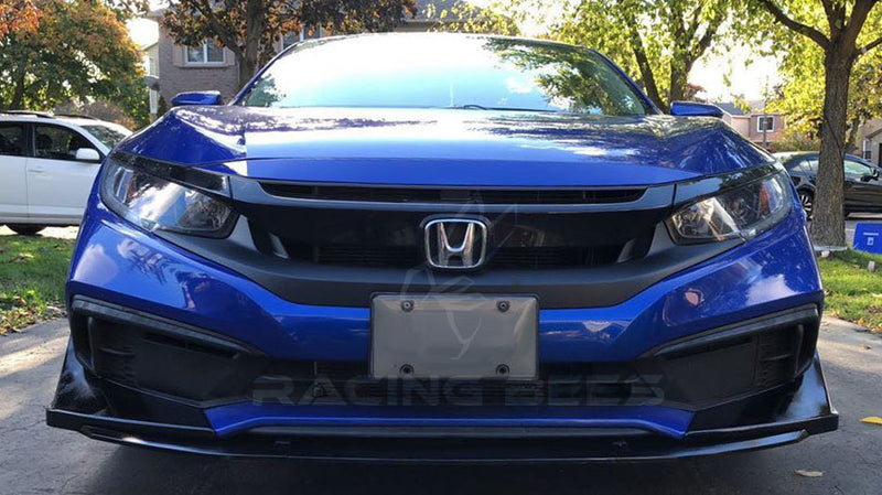 2019-2020 Honda Civic GTCS Style Front Bumper Lip (Black)