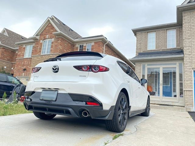 2019+ Mazda 3 Hatchback T Style Rear Bumper Lip/Diffuser