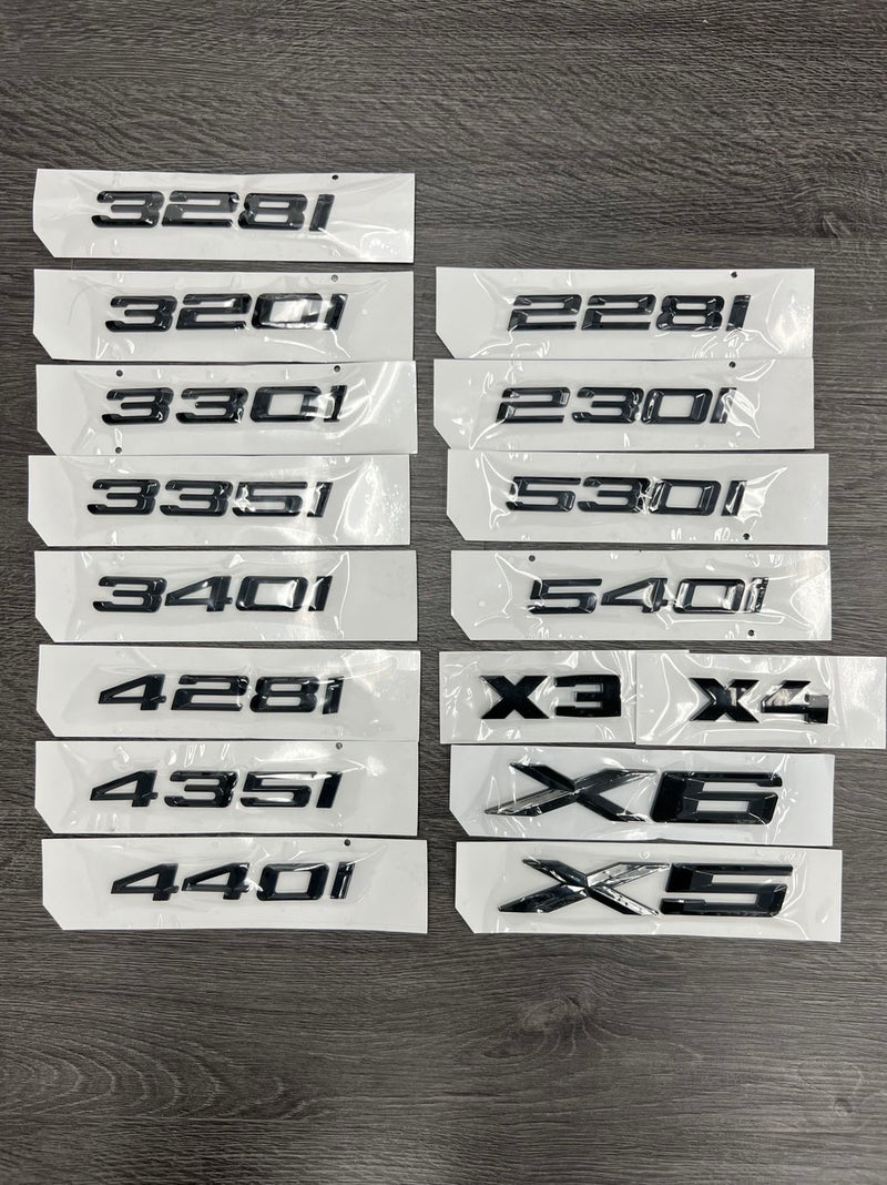BMW 2/3/4/5/X Series Trunk Emblem/Badge