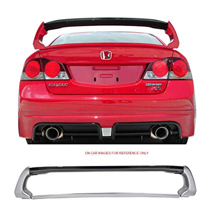 2006-2011 Honda Civic Sedan Mugen-RR Style Trunk Spoiler Carbon Fiber