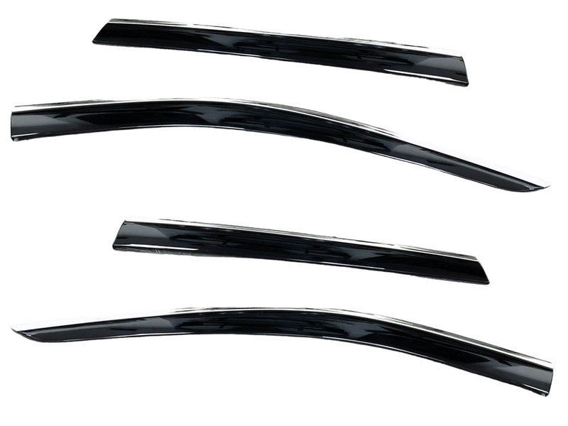 Window Visor for 2019-2025 Toyota Rav4 (Chrome 4 pcs)