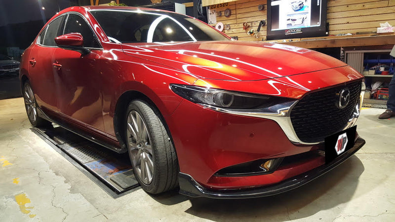2019-2025 Mazda 3 Sedan CK Style Front Bumper Lip