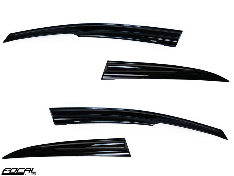 Window Visor for 2016-2020 Honda Civic 4D Sedan Mugen Style