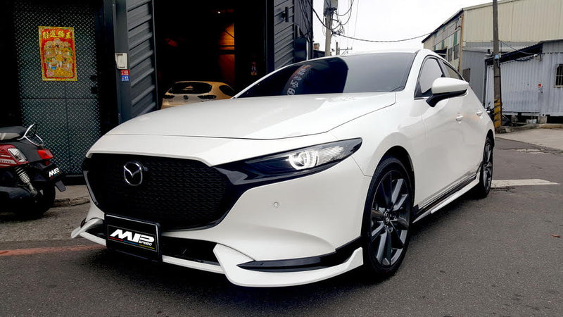 2019+ Mazda 3 Hatchback T Style Front Bumper Lip