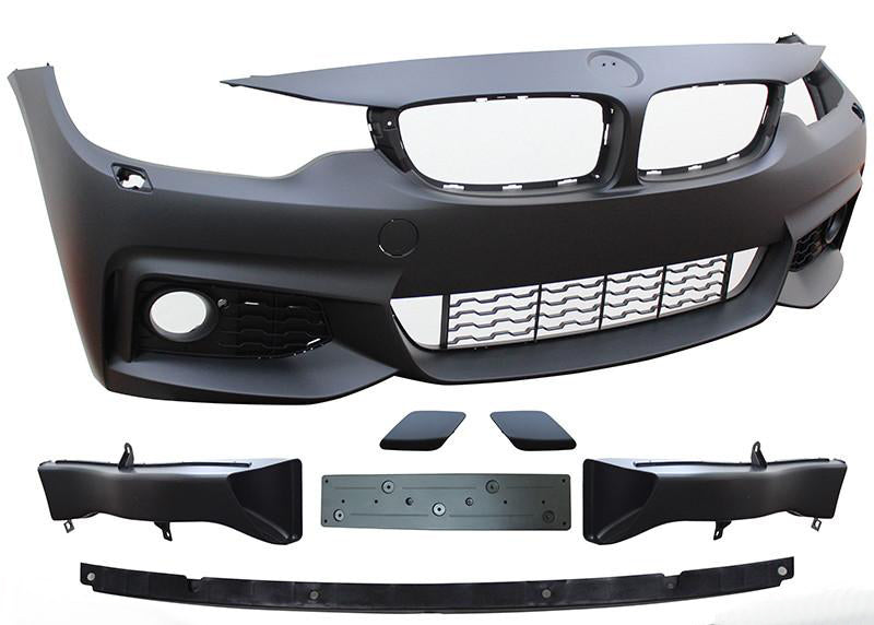 2014-2020 BMW F32/F33/F36 4 Series M-Sport Style Front Bumper Conversion