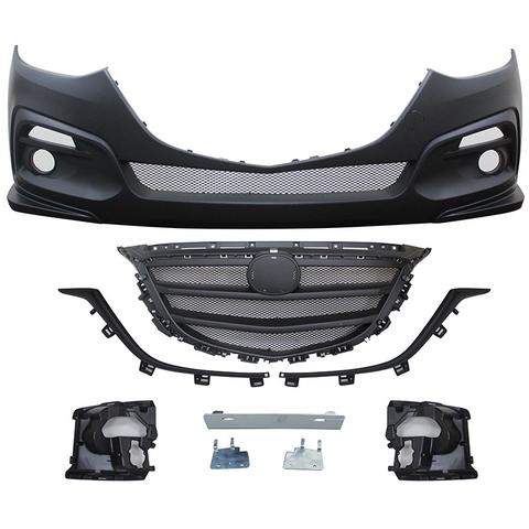 2014-2016 Mazda 3 Sedan/Hatchback KS Style Front Bumper