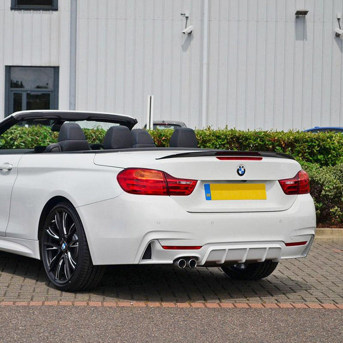 2014-2018 BMW F33 4 Series Convertible Trunk Spoiler Performance Style (Carbon Fiber)