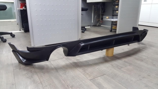 2019+ Mazda 3 Hatchback T Style Rear Bumper Lip/Diffuser