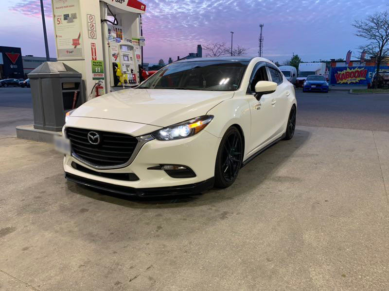 2017-2018 Mazda 3 Sedan/Hatchback MK Style Front Bumper Lip