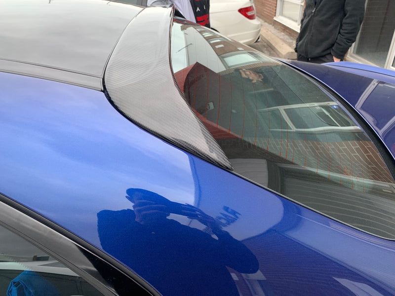 2015-2021 Mercedes-Benz C Class Sedan OEM Style Rear Roof Spoiler (Carbon Fiber)