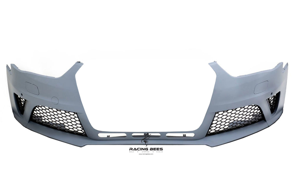 RS4 Style Front Bumper kit complete, for Audi A4/S4 B8.5 2013-2016 with  foglight