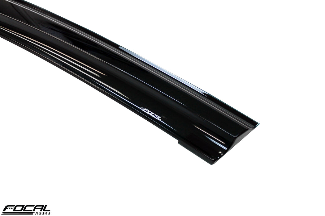 JDM Dark Smoke Vent Window Visor Set – 2006-2013 Nissan Versa Hatchback (4pc Acrylic)
