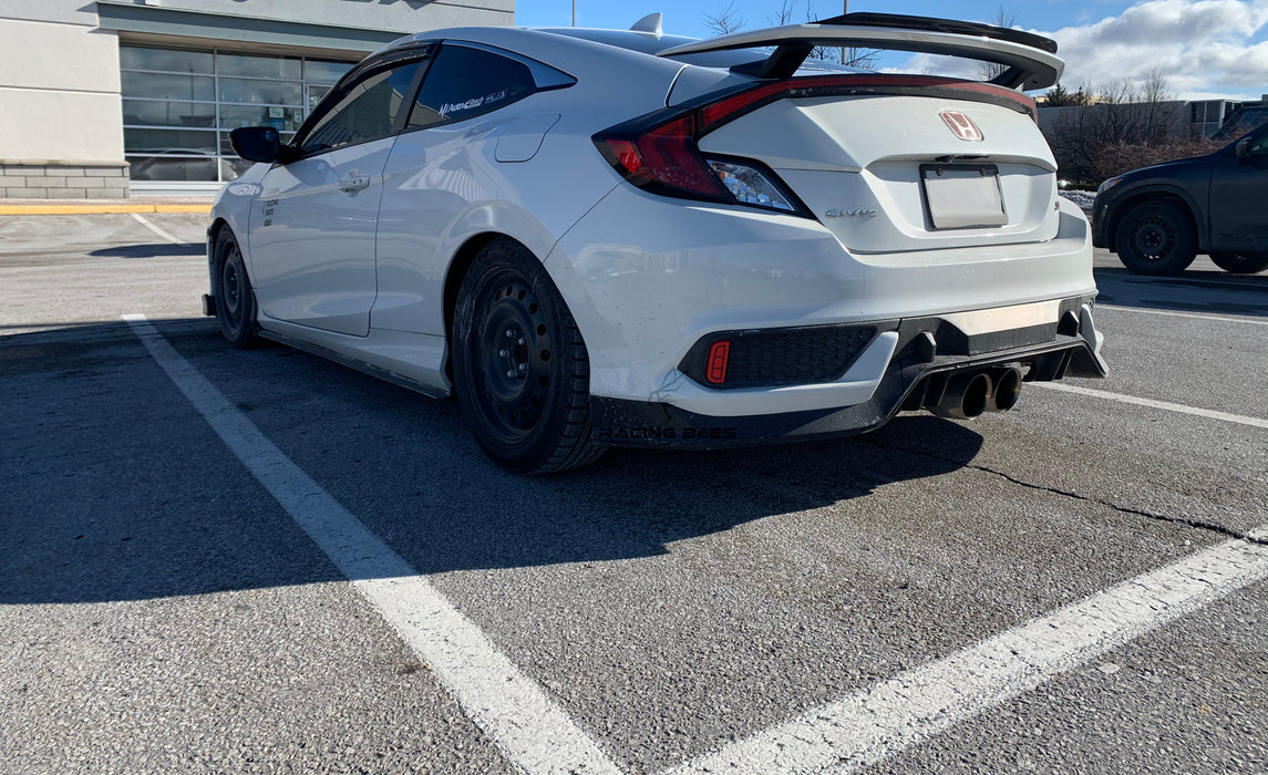 2017-2021 Honda Civic (Si) Coupe Rear Diffuser CTR Style