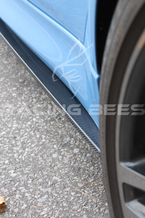 2015-2018 BMW F80 M3 Performance Style Side Skirts (Carbon Fiber)