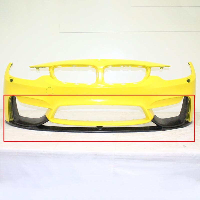 2015-2019 BMW F80/F82/F83 M3/M4 MP Style Front Bumper Lip Splitters