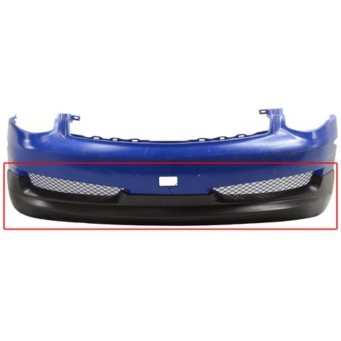 2006-2007 Infiniti G35 Sport Coupe GL Style Front Bumper Lip
