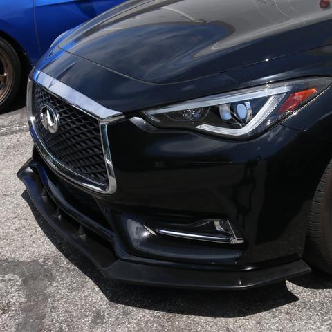 2017-2018 Infiniti Q60 K Style Front Bumper Lip