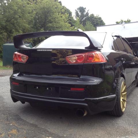 2008-2015 Mitsubishi Lancer JDM B Style Rear Bumper lip