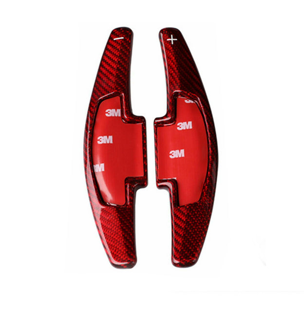 2016-2018 Honda Civic Paddle Shifter Extensions (Red Carbon Fiber)