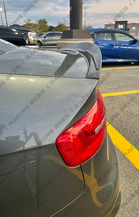 2013-2016 Audi S4 B8.5 Carbon Fiber Trunk Spoiler HK Style (Carbon Fiber)