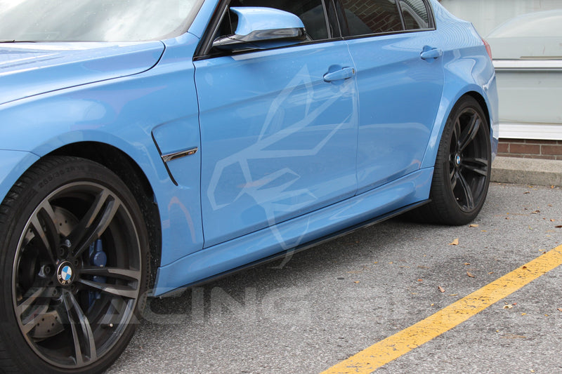 2015-2018 BMW F80 M3 Performance Style Side Skirts (Carbon Fiber)
