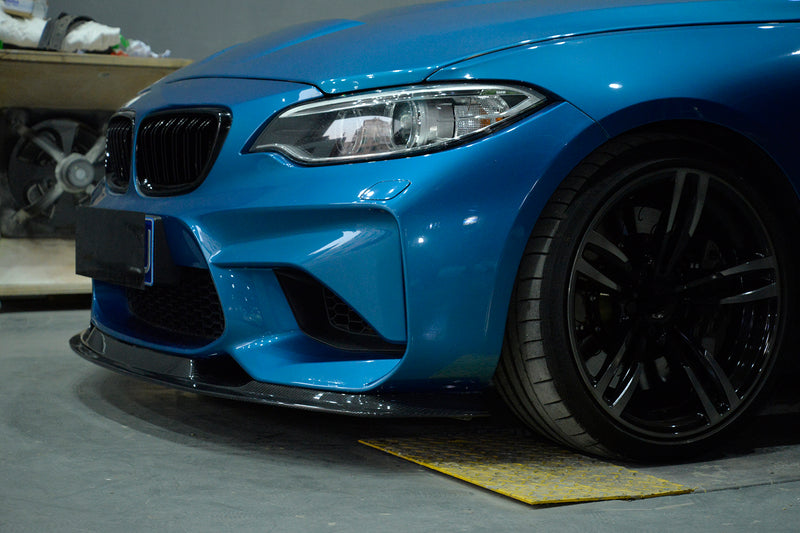 2015-2018 BMW F87 M2 MTC Style Front Bumper Lip (Carbon Fiber)