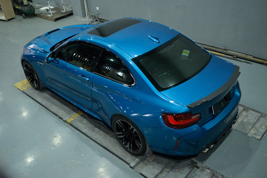 2014-2020 BMW F22/F87 2 Series Trunk Spoiler MTC Style (Carbon Fiber)