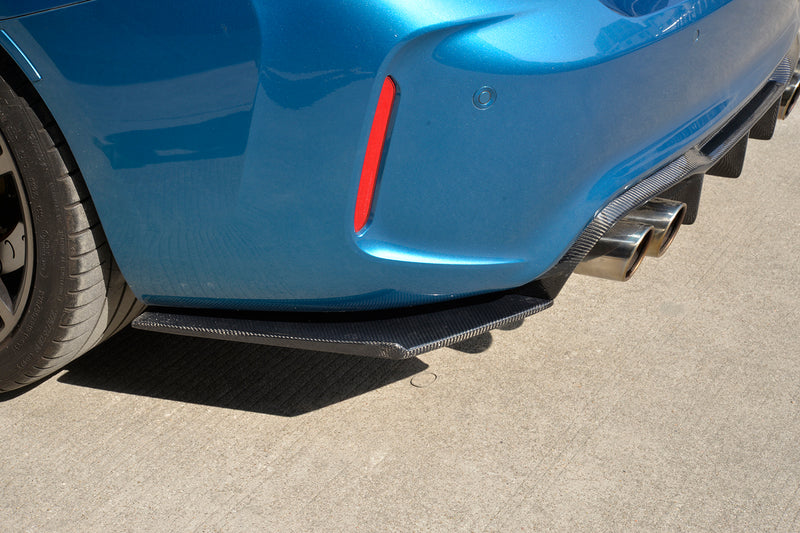 2015-2018 BMW F87 M2 MTC Style 3 Piece Rear Diffuser (Carbon Fiber)