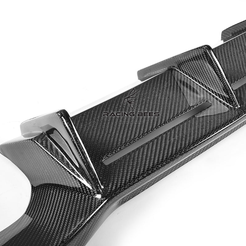 2015-2018 BMW F87 M2 MTC Style 3 Piece Rear Diffuser (Carbon Fiber)