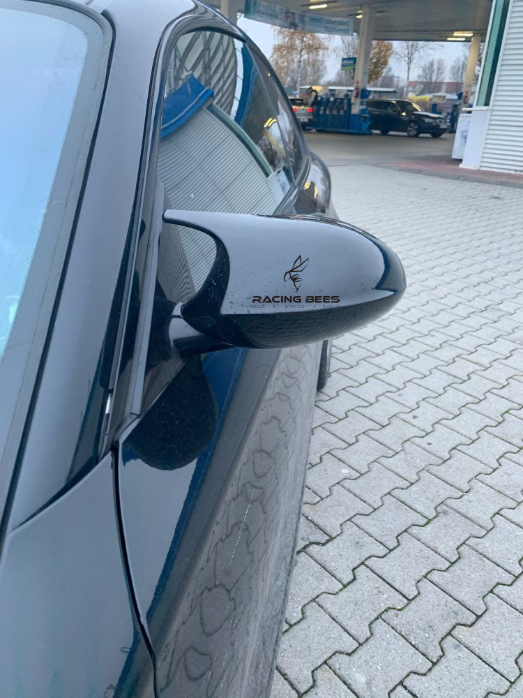 2005-2007 E90 / 2007-2010 E92 BMW 3 Series M Inspired Style Mirror Caps (Black)