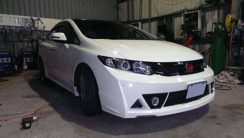 2013-2015 Honda Civic Sedan Mugen RR Style Front Bumper Conversion