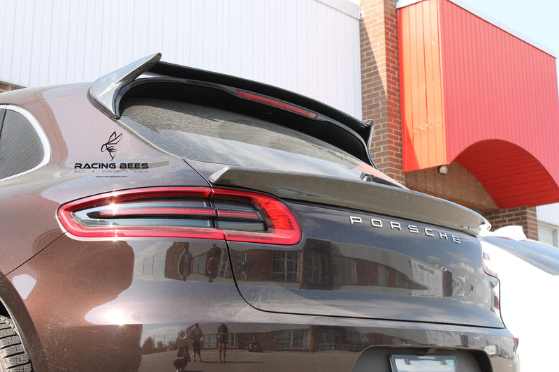 2014-2017 Porsche Macan Trunk/Hatch Spoiler V Style (Carbon Fiber)