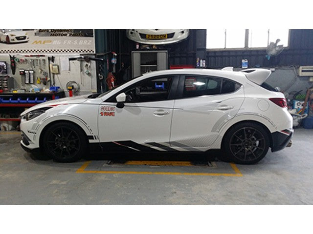 2014-2018 Mazda 3 Hatchback MP Style Trunk Spoiler + LED