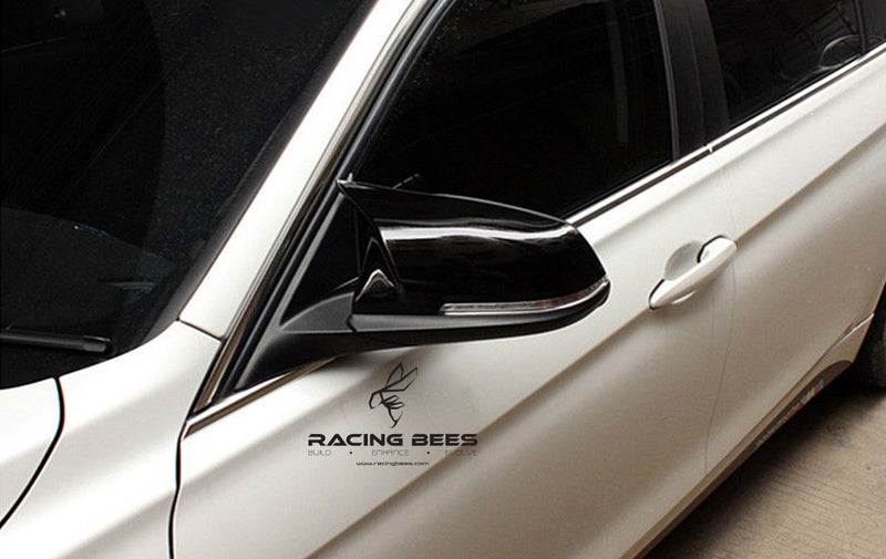 2014-2016 F01/F02/F06/F10/F12/F18 BMW 5/6/7 Series M Inspired Style Mirror Caps (Black)