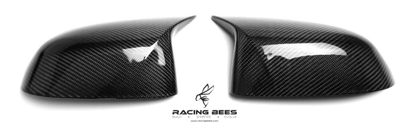 2015-2018 F25/F26/F15/F16 BMW X3/X4/X5/X6 Series M Inspired Style Mirror Caps (Carbon Fiber)