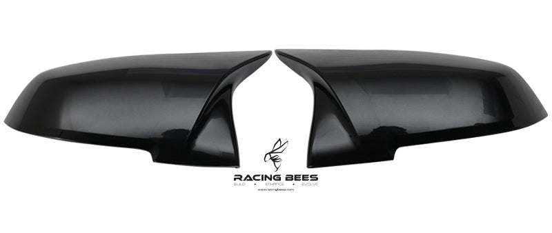 2012-2018 BMW F22/F23/F30/F32/F33/F87 2,3,4 Series M Inspired Style Mirror Caps (Black)