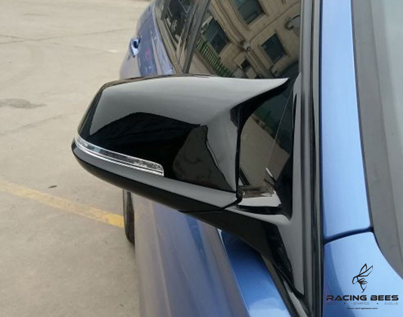 2012-2018 BMW F22/F23/F30/F32/F33/F87 2,3,4 Series M Inspired Style Mirror Caps (Black)