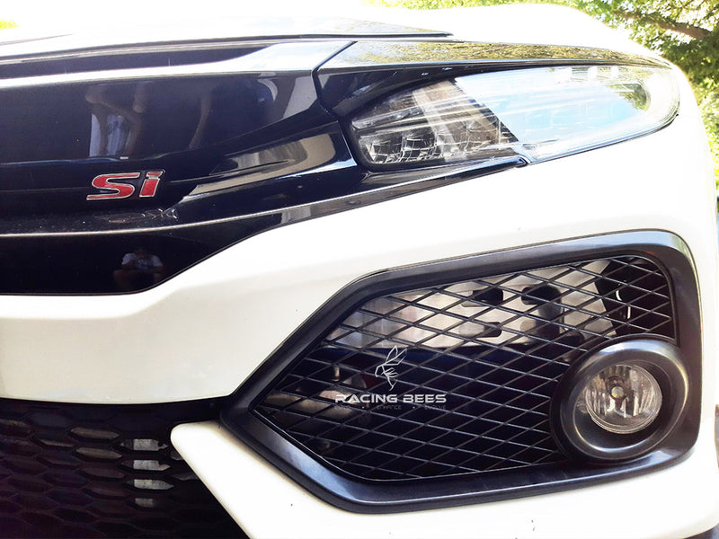 2016+ Honda Civic Si JDM R Spec Open Mesh Replacement Fog Light Covers