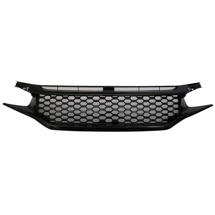 2016-2018 Honda Civic Performance Style Front Grille (Black)