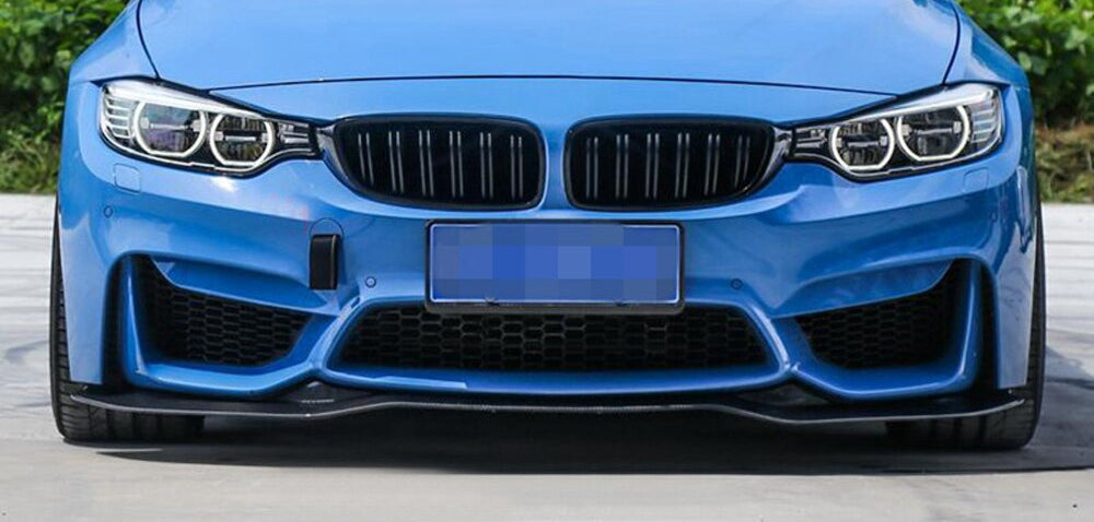 2015-2019 BMW F80/F82 M3/M4 PSM Style Front Bumper Lip (Carbon Fiber)