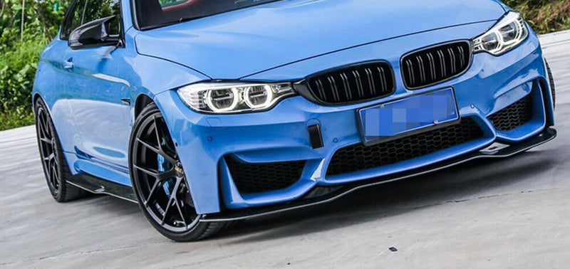 2015-2019 BMW F80/F82 M3/M4 PSM Style Front Bumper Lip (Carbon Fiber)